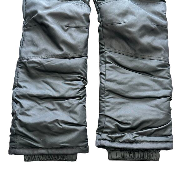 All In Motion Girls Snow Bibs Black Pink Medium 7/8 - Picture 2 of 5